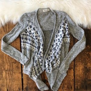 Abercrombie Kids drape cardigan.  Size L